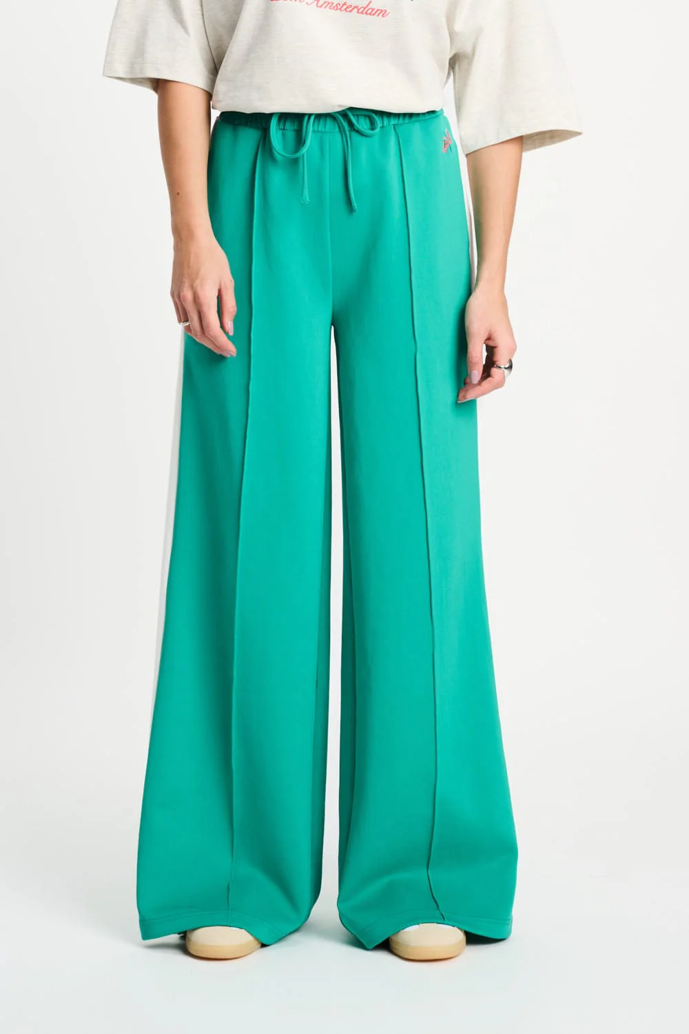BROEK - Stripe Wander Green