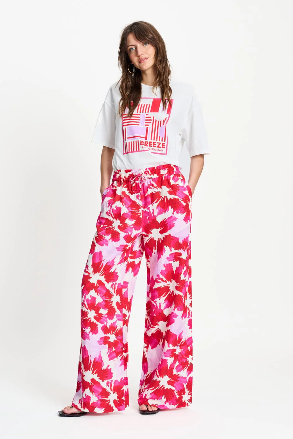 BROEK - Bubble Bloom Lavender Linen