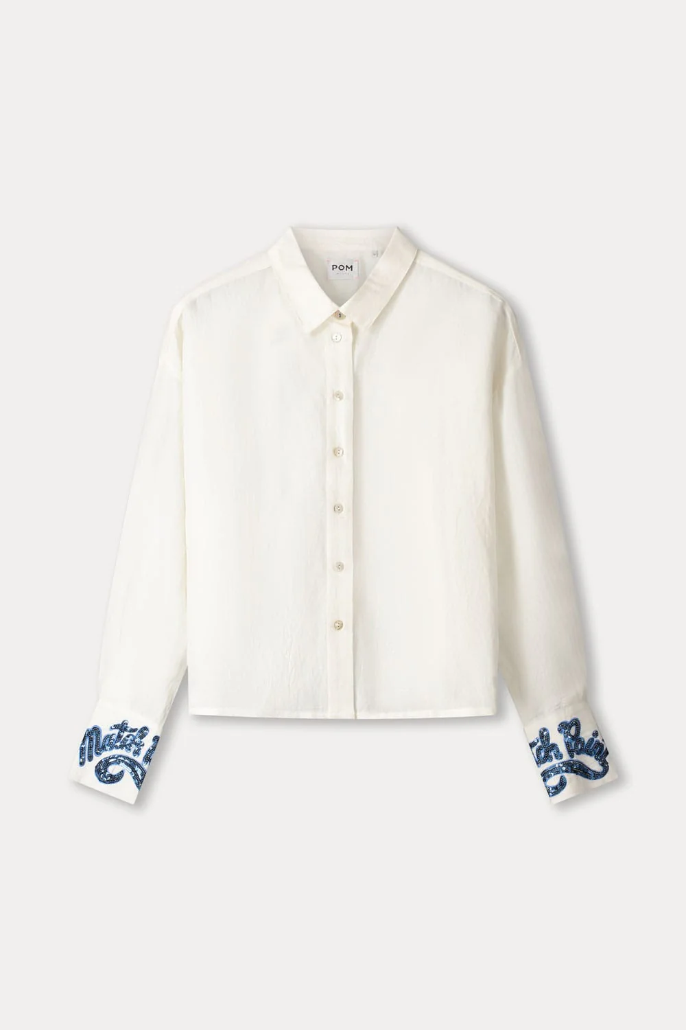 BLOUSE - White Sequins Matchpoint