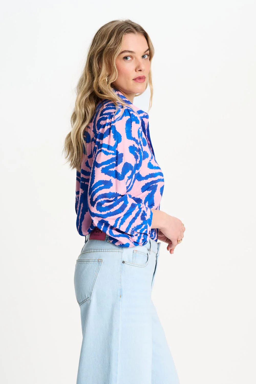 BLOUSE - Waves Pink