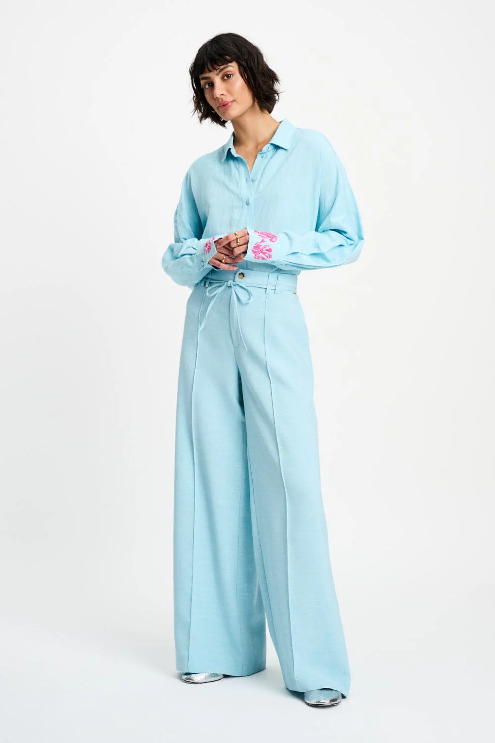 BROEK - Jess Blue Mist