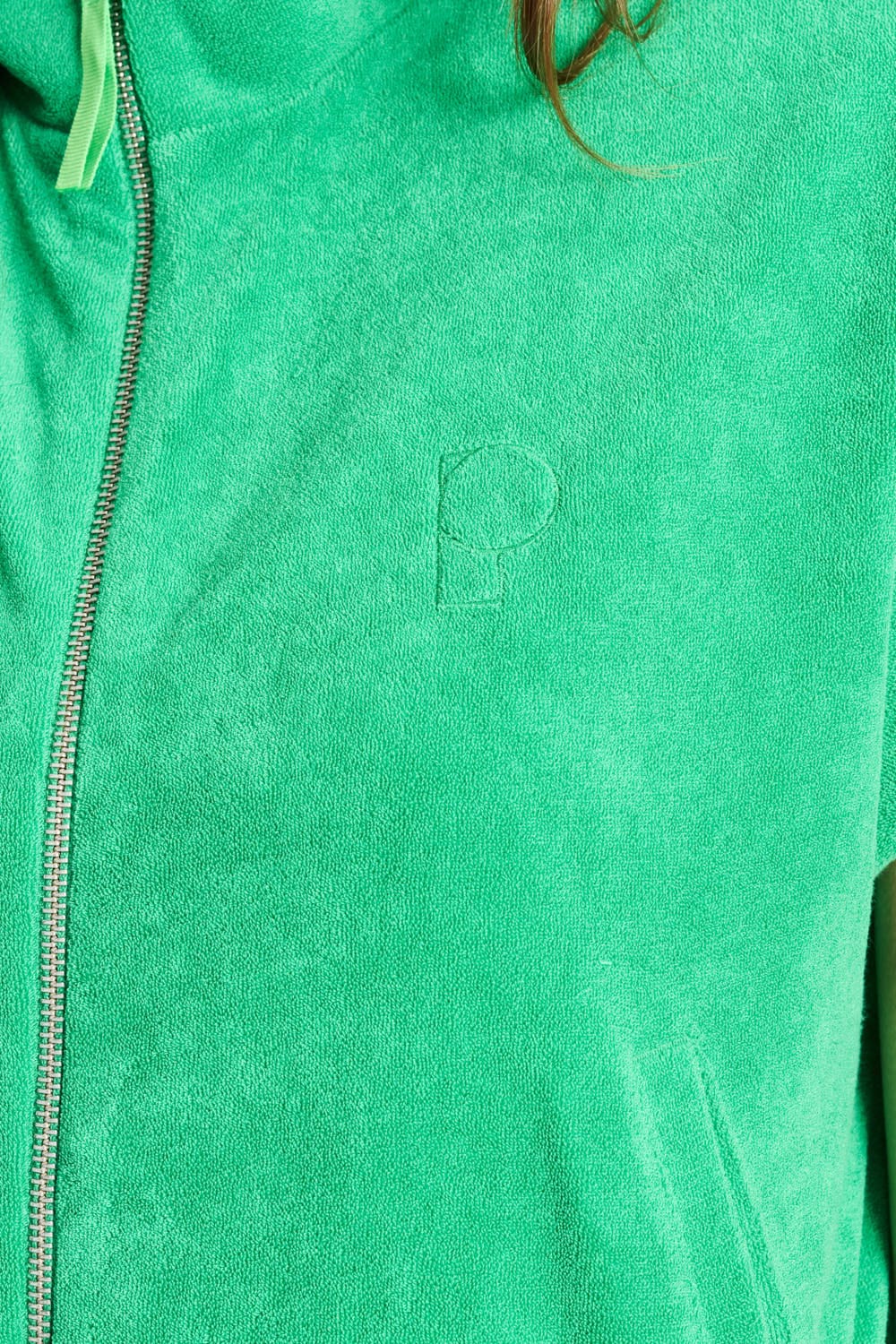 GILET - Terry Palm Green