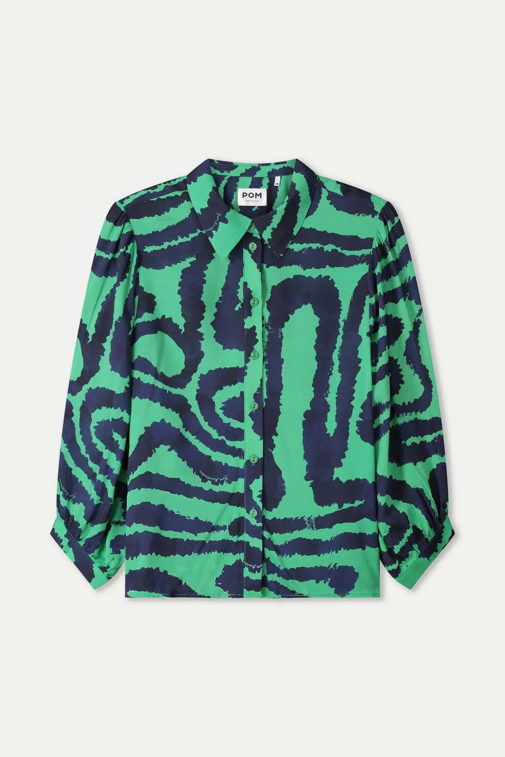 BLOUSE - Waves Green