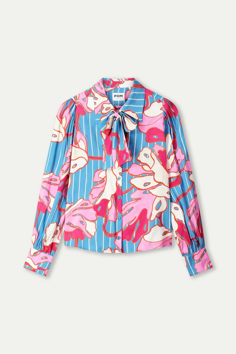 BLOUSE - Urban Flora Stripe