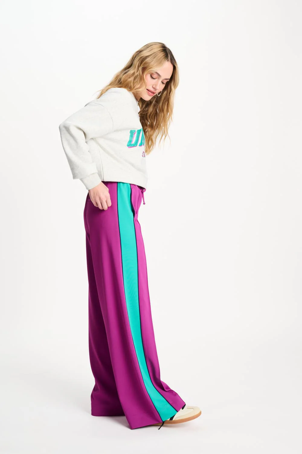 BROEK - Colourblock Wild Purple