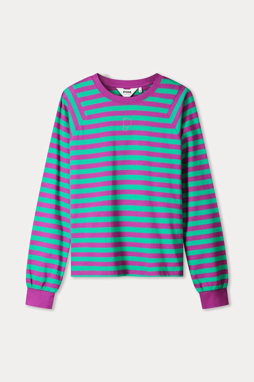 TOP - Striped Purple Green