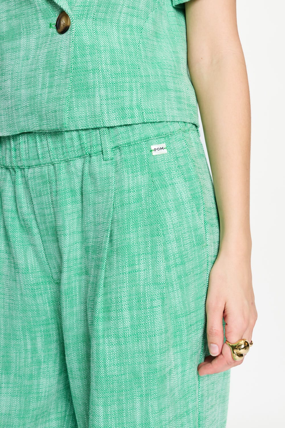 BROEK - Palm Green