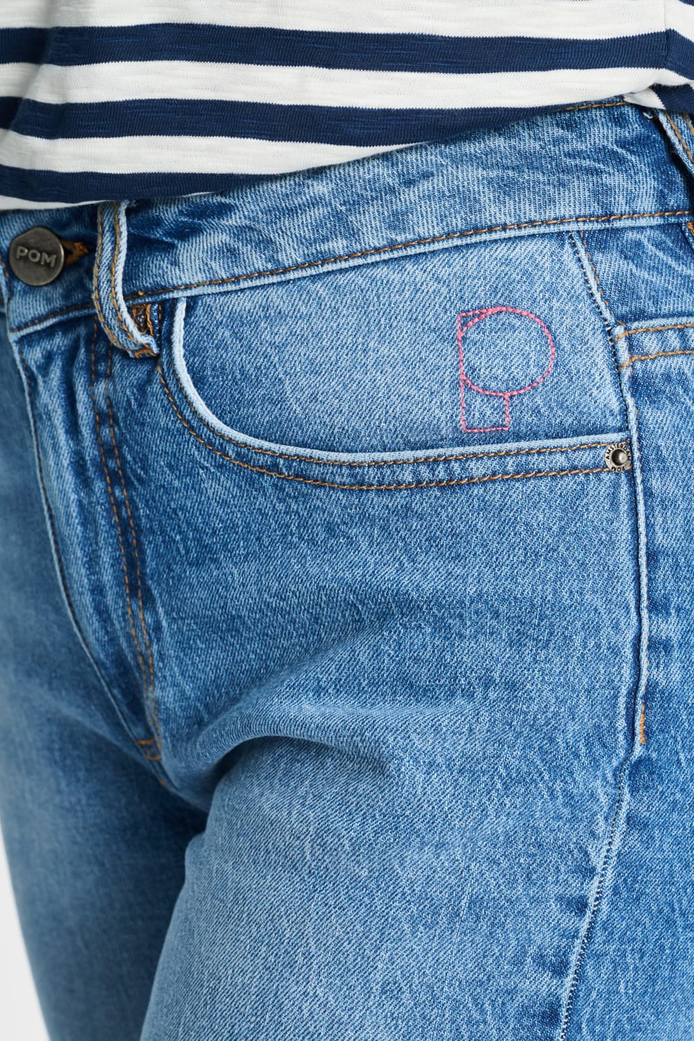 JEANS - Tapered Mid Blue
