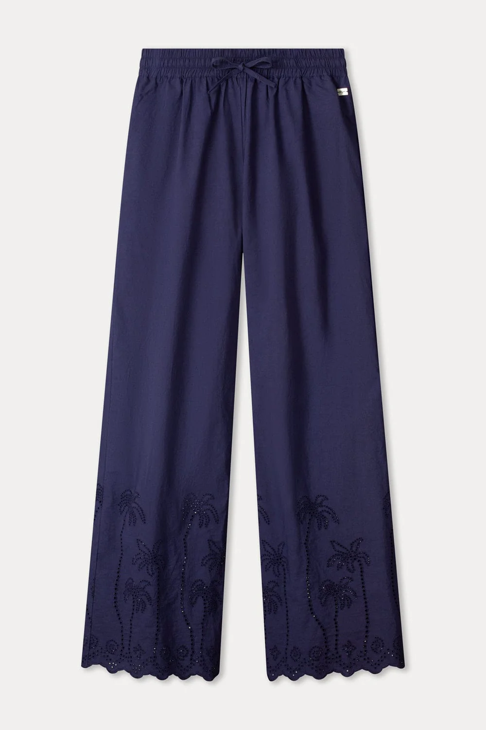 BROEK - Broderie Anglaise Night Blue