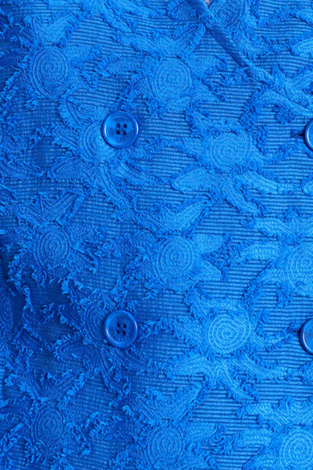 TOP - Ocean Blue Jacquard