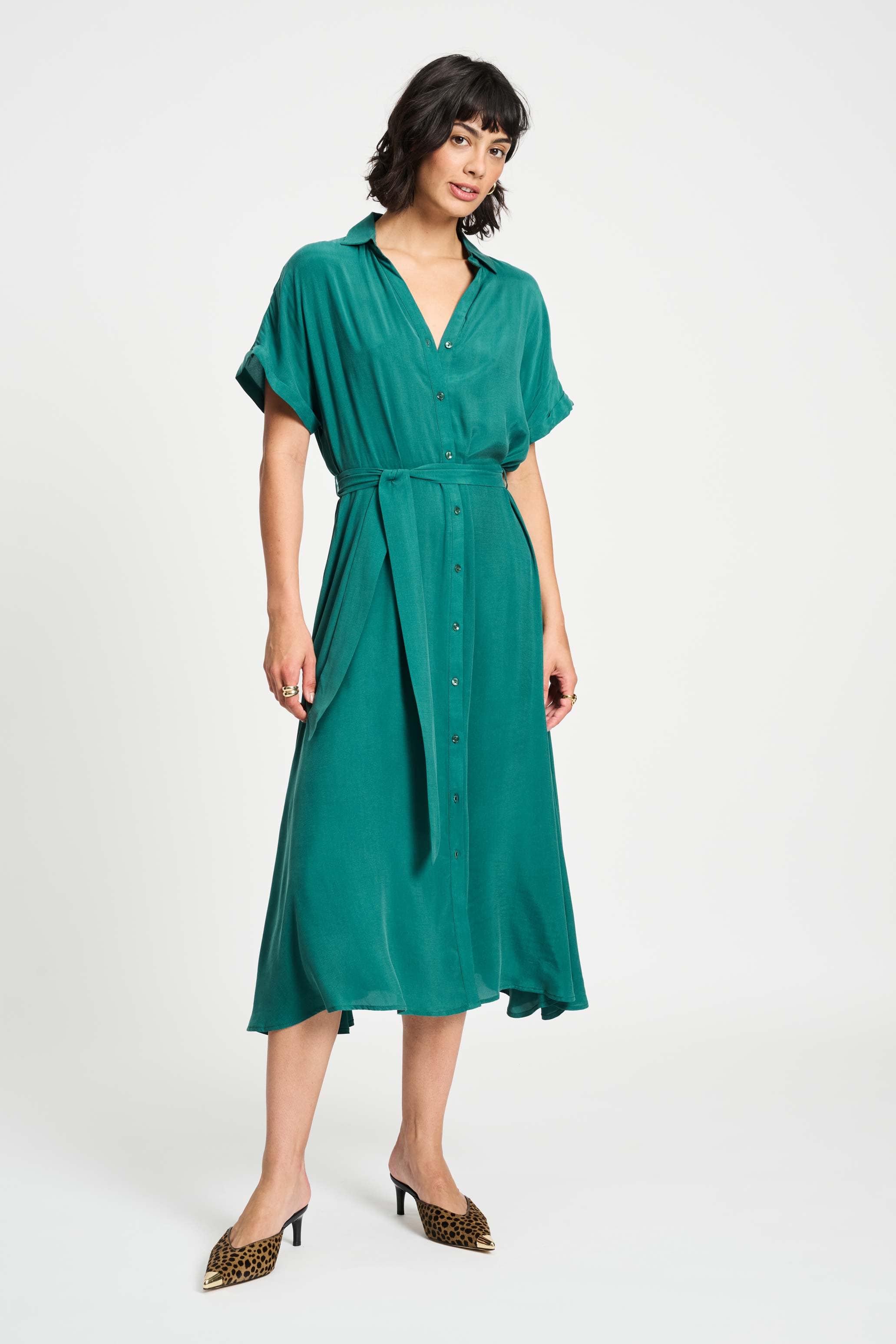 DRESS - Lynn Pacific Green