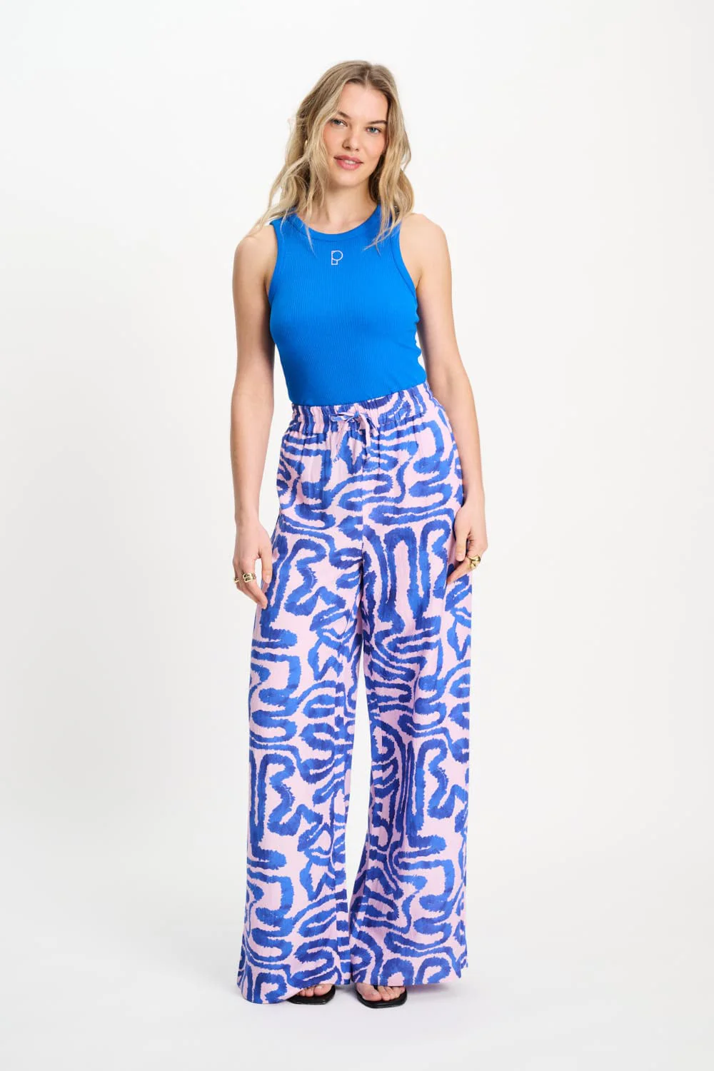 BROEK - Waves Pink Linen