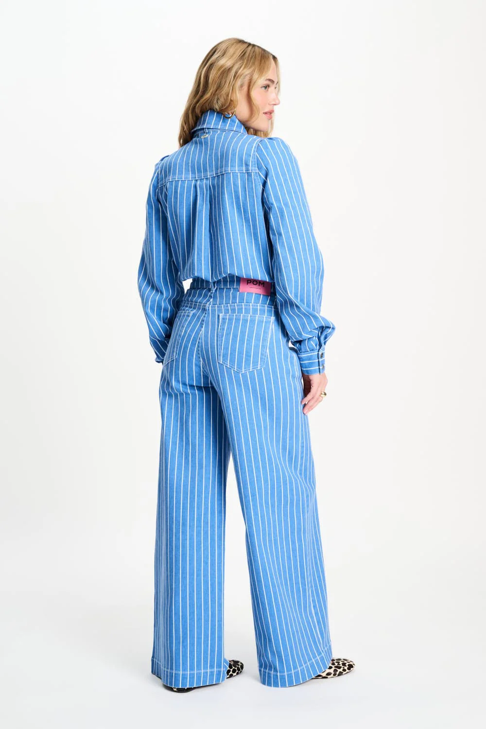 BLOUSE - Denim Stripes Blue