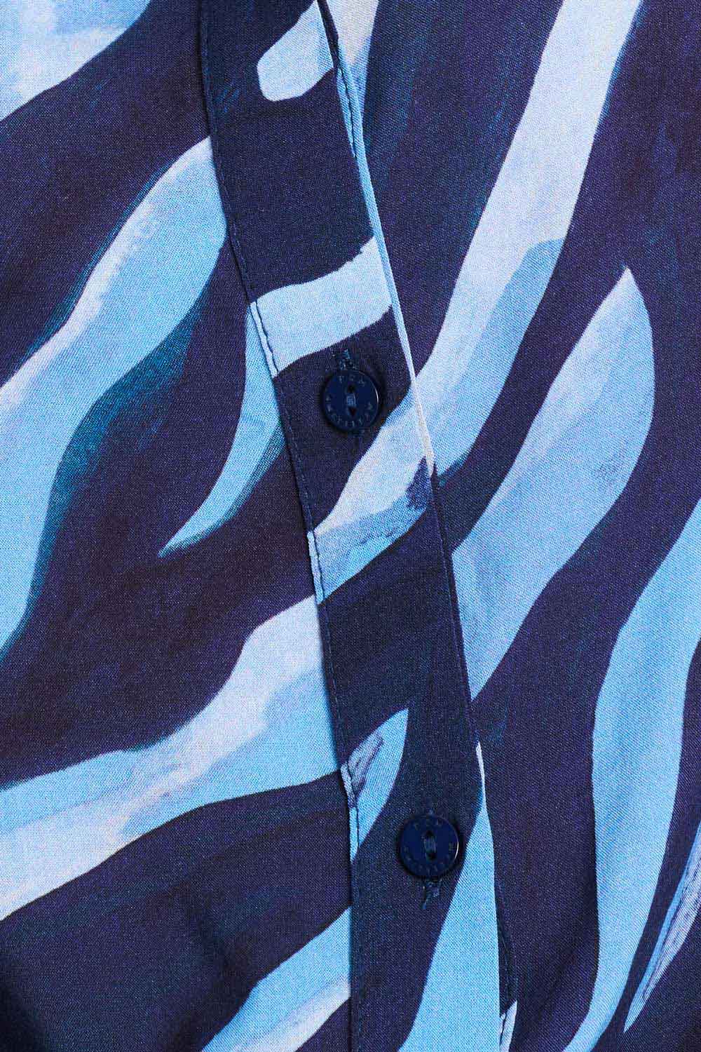 BLOUSE - Animal Blue