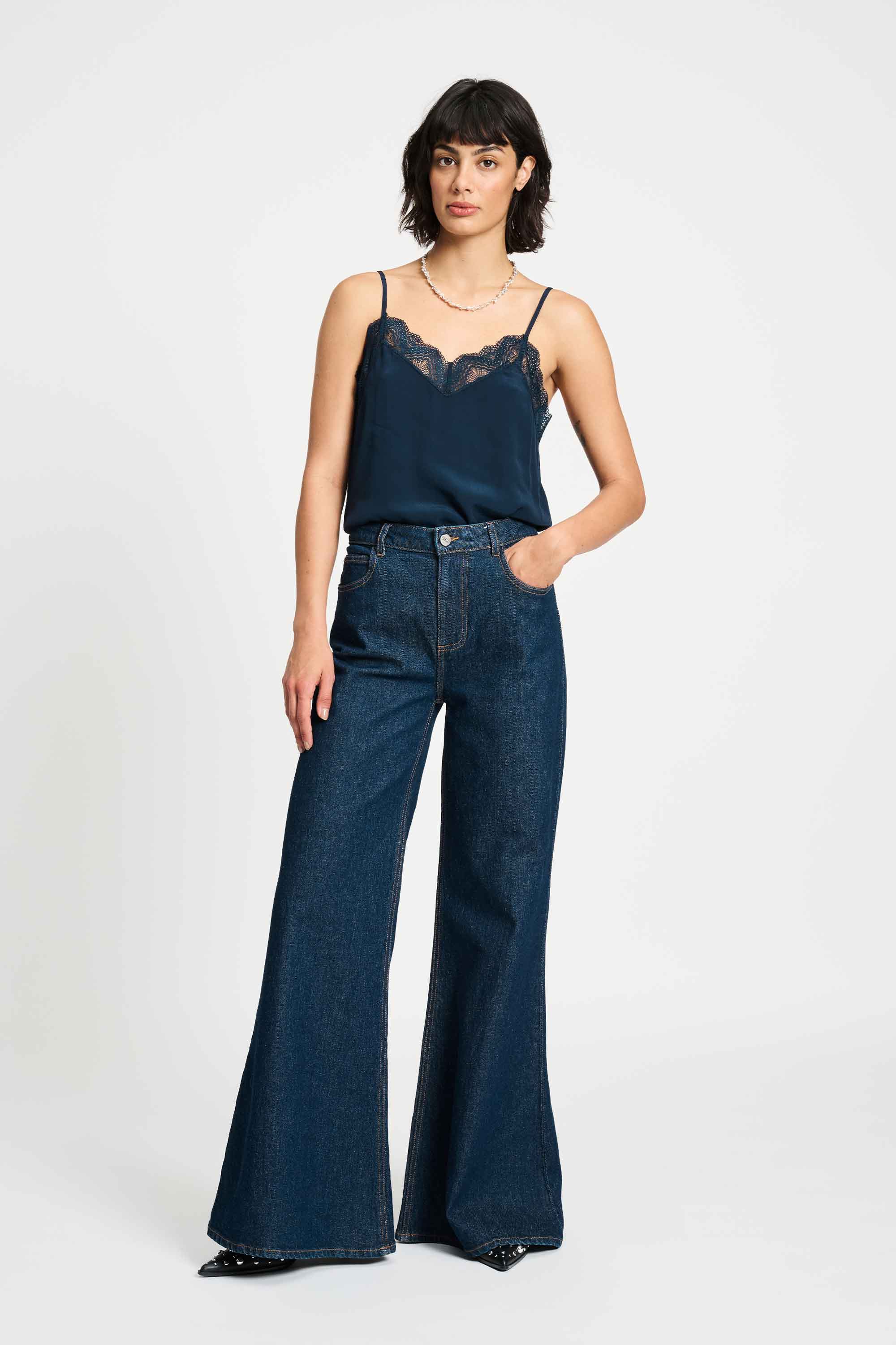 TOP - Cami Dark Navy