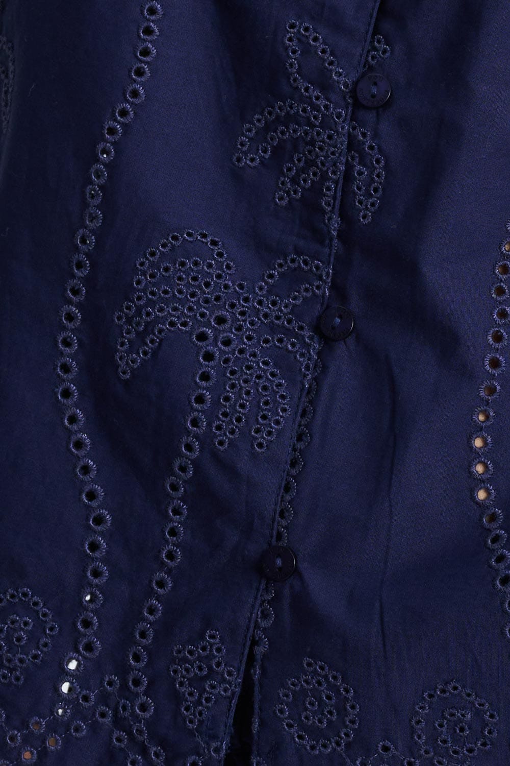 BLOUSE - Broderie Anglaise Night Blue