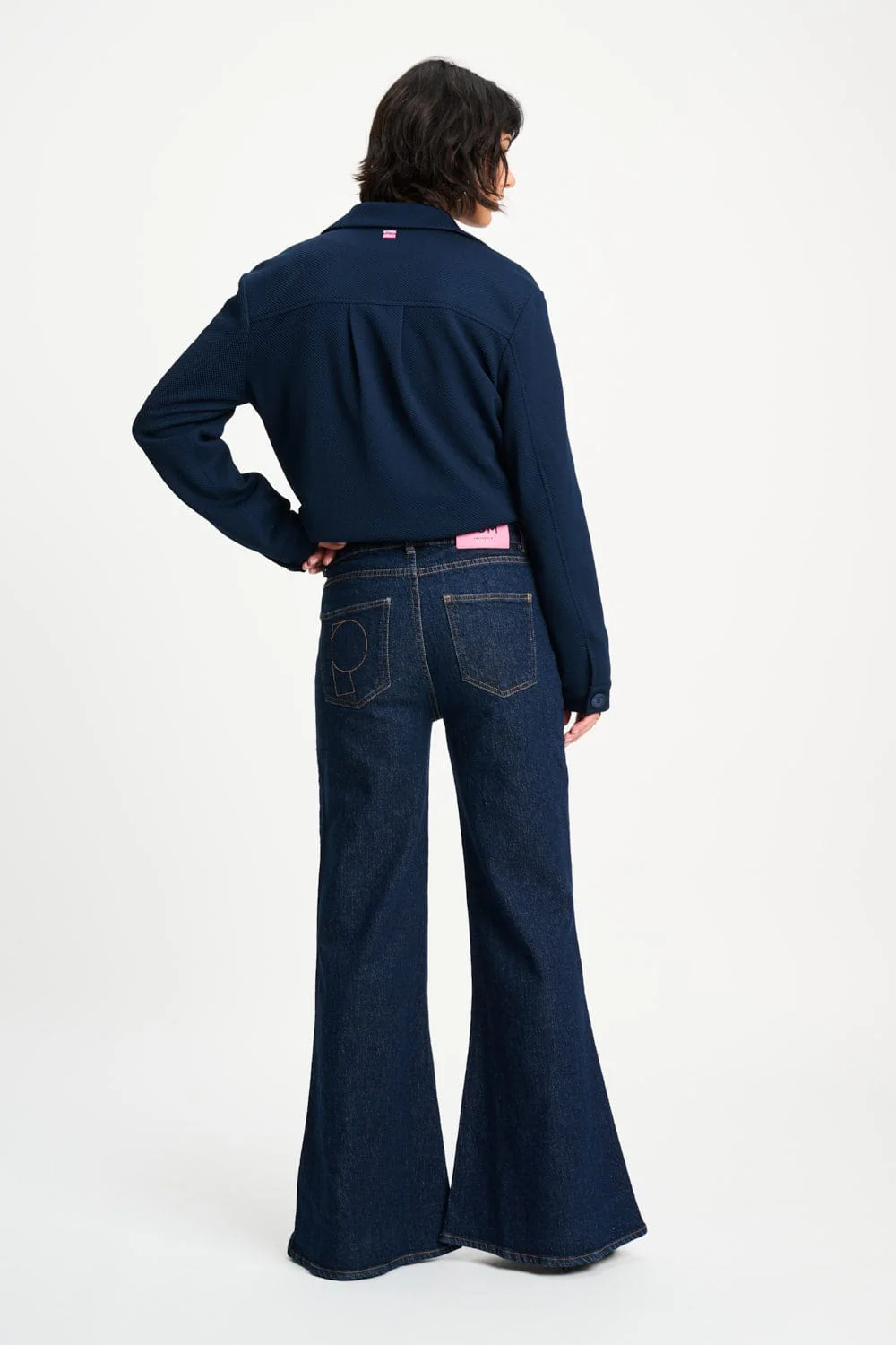 JEANS - Flare Dark Blue