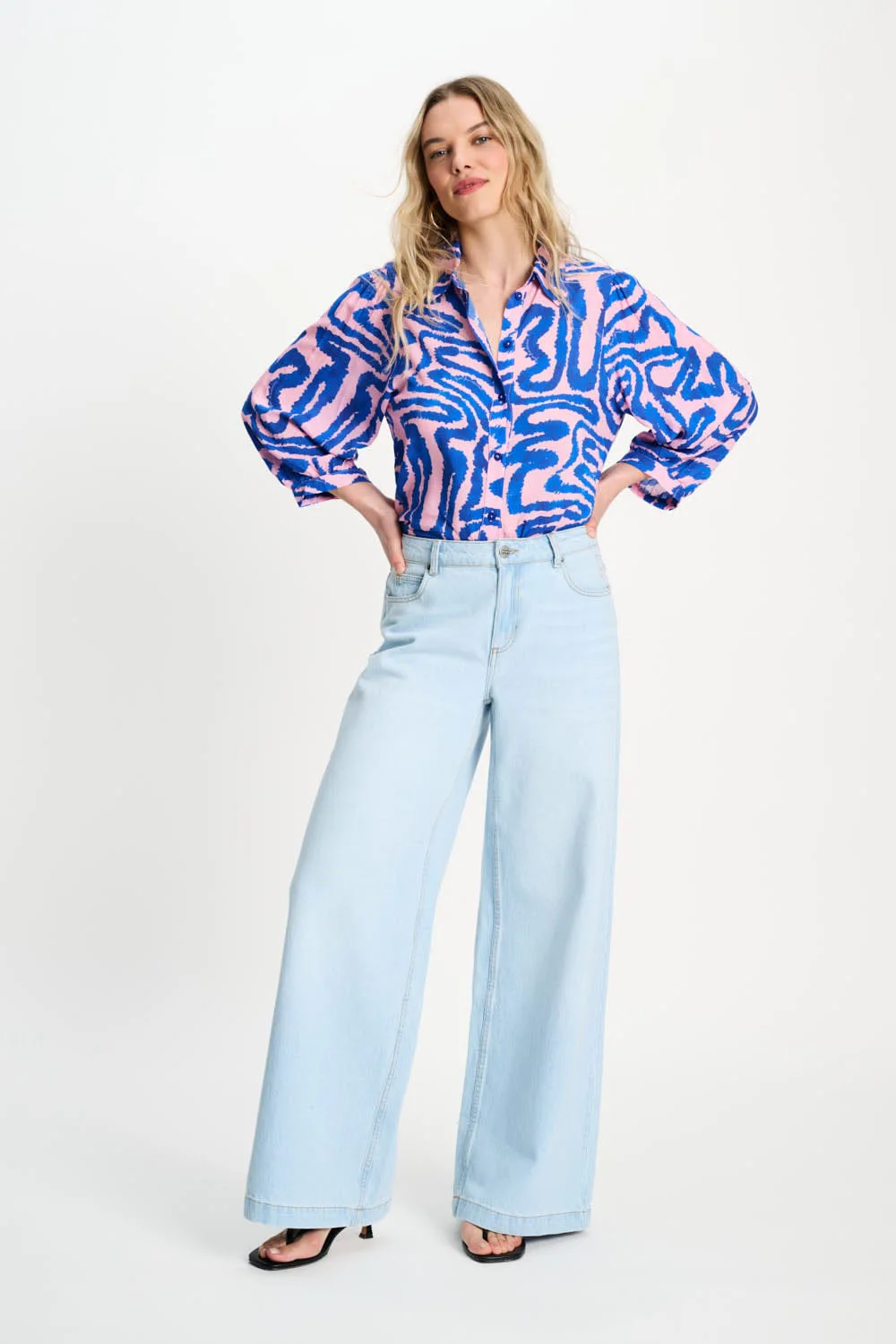 BLOUSE - Waves Pink