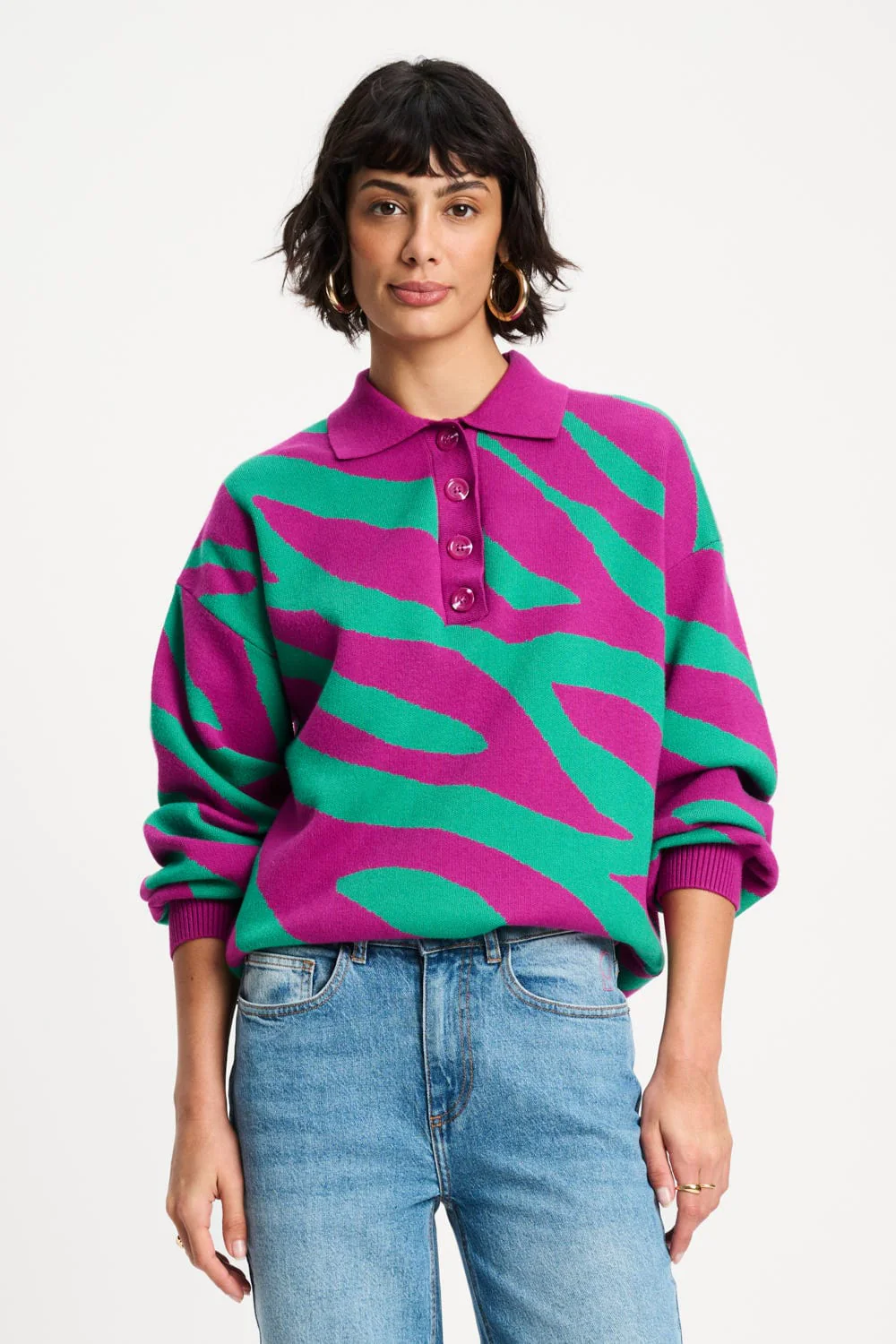 TRUI - Polo Animal Purple