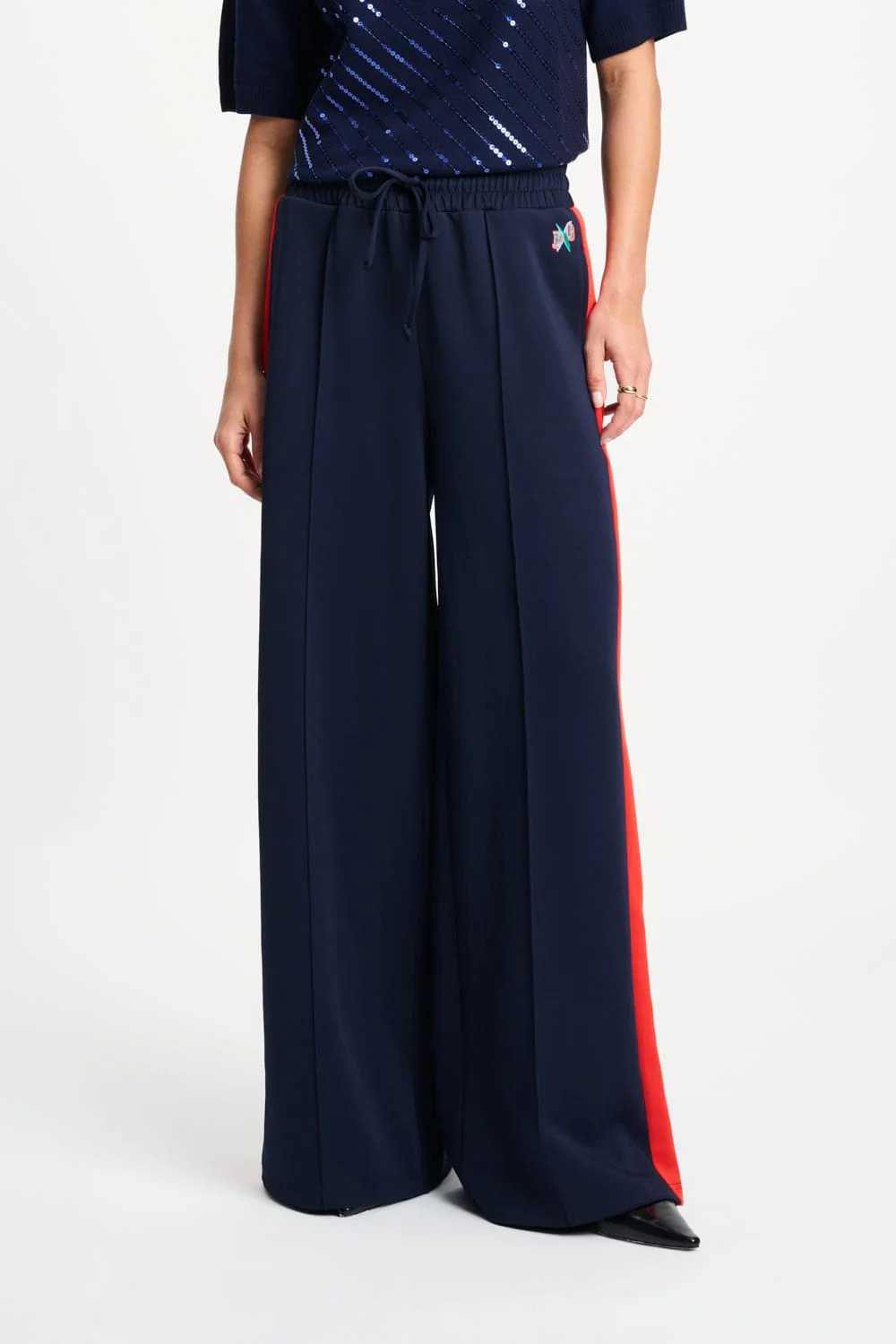 BROEK - Stripe Night Blue