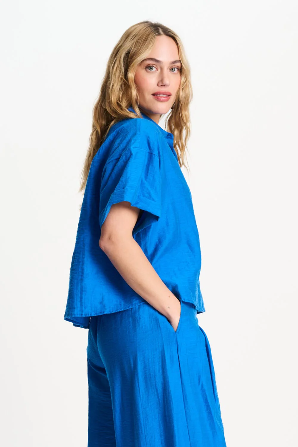 BLOUSE - Ocean Blue