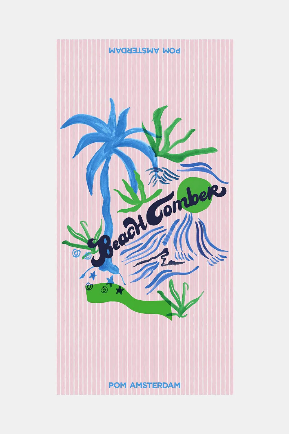 SJAAL - Palm Trees Stripes Linen