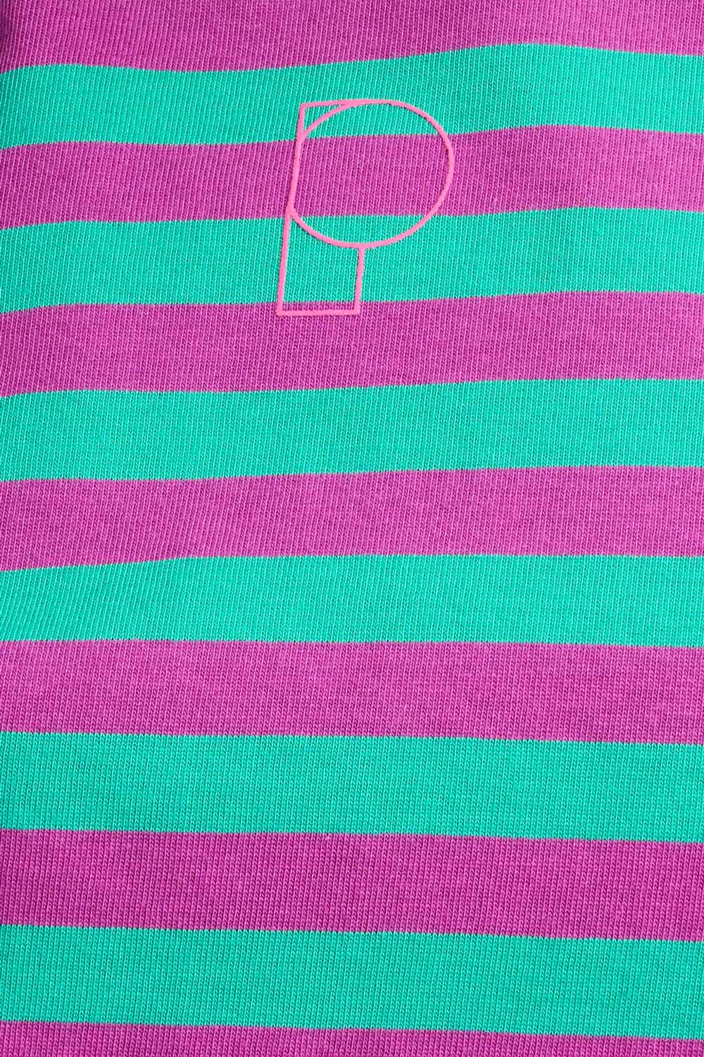 TOP - Striped Purple Green