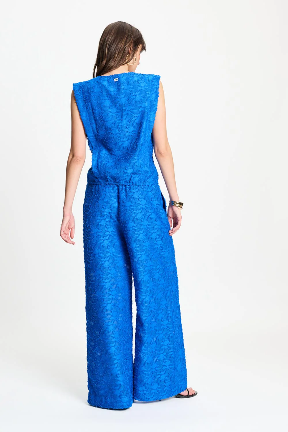BROEK - Ocean Blue Jacquard