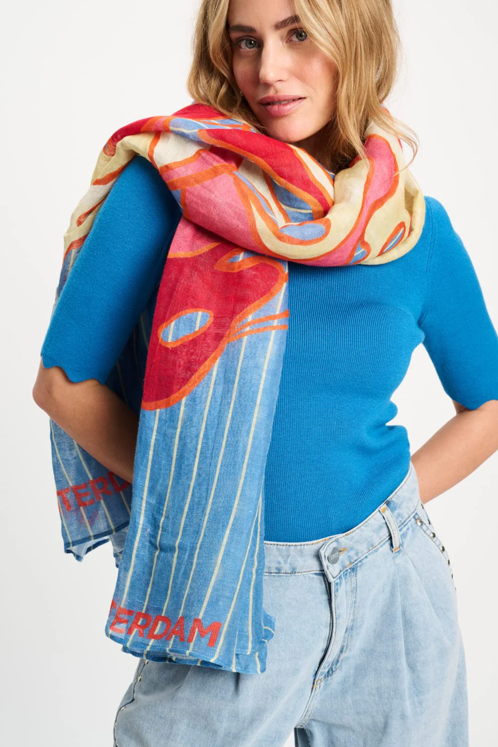 SJAAL - Urban Flora Stripes Linen