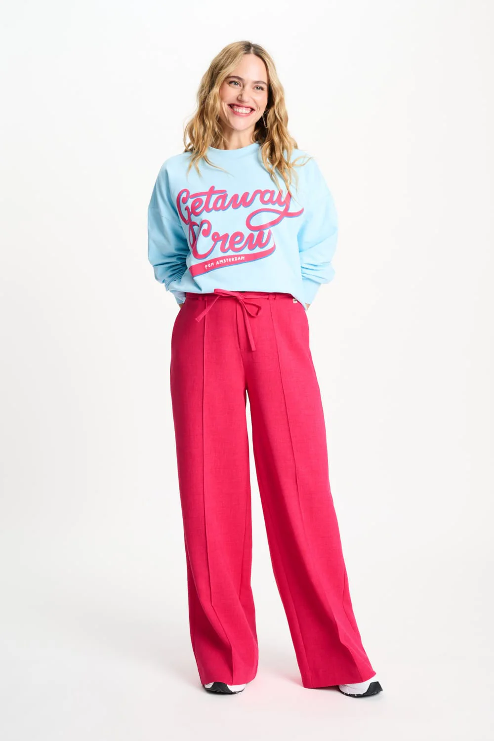 SWEATER - Getaway Crew Blue Mist