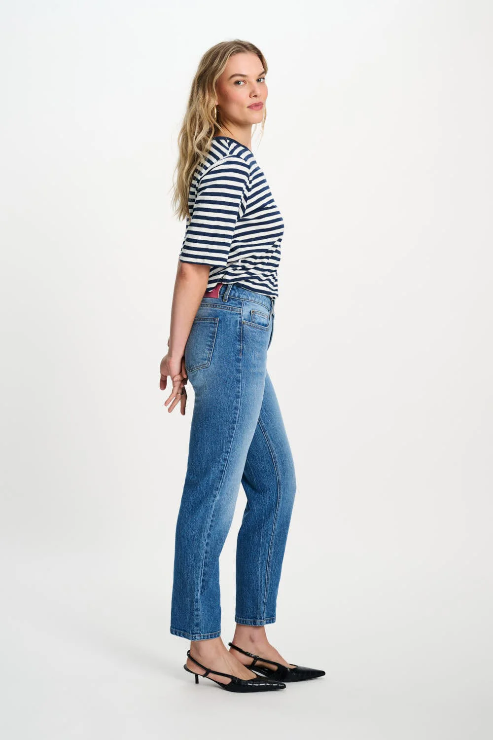 JEANS - Tapered Mid Blue