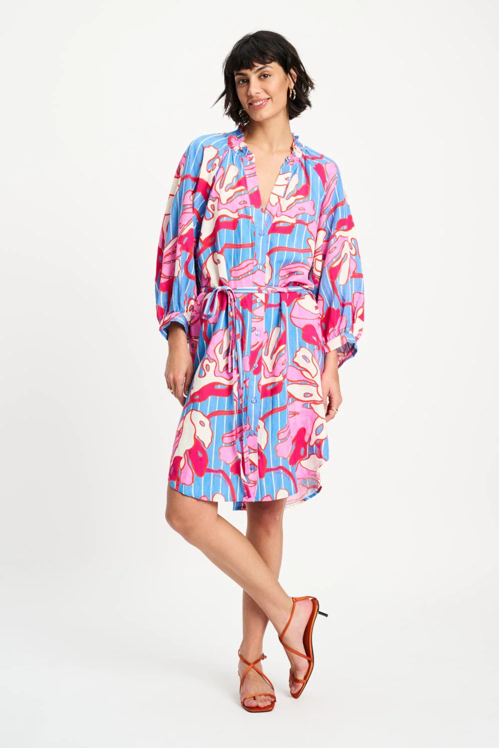 JURK - Urban Flora Stripe Linen