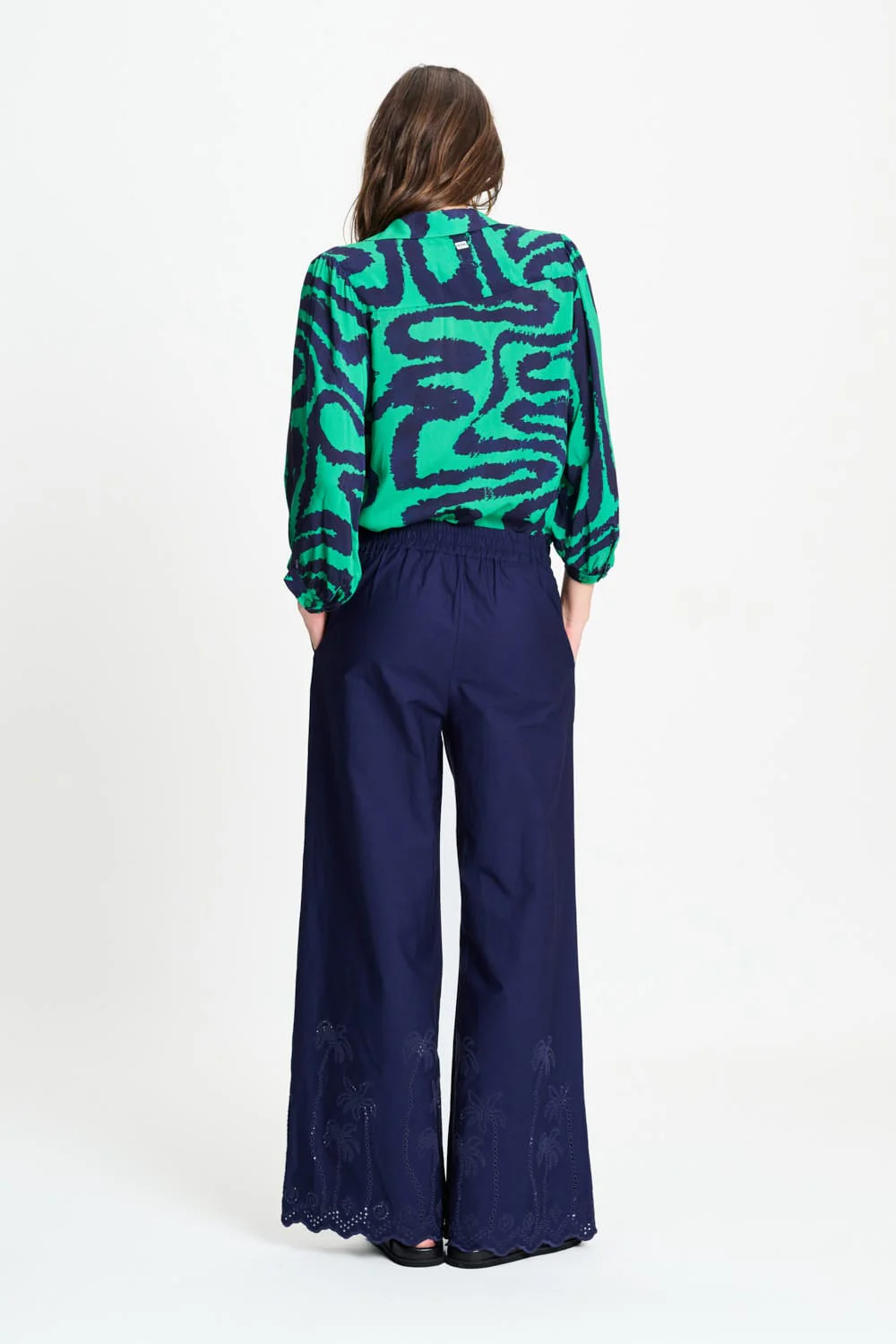 BLOUSE - Waves Green