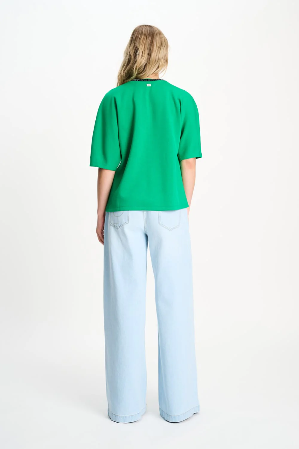 TOP - Nena Palm Green