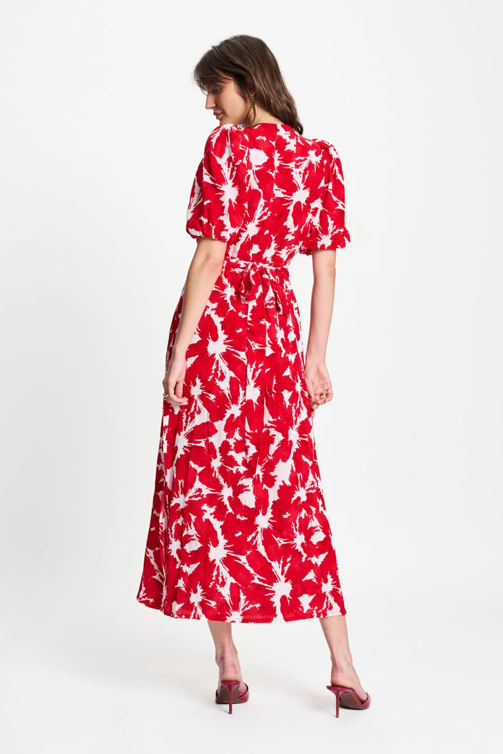 JURK - Crinkle Bubble Bloom Red