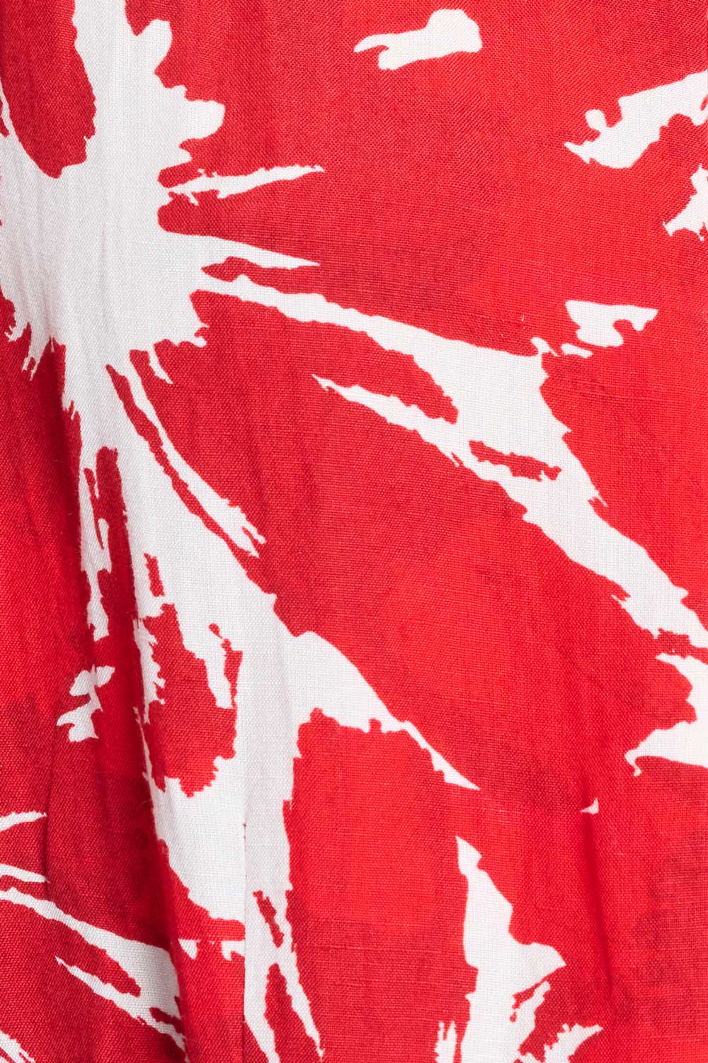JUMPSUIT - Bubble Bloom Red Linen