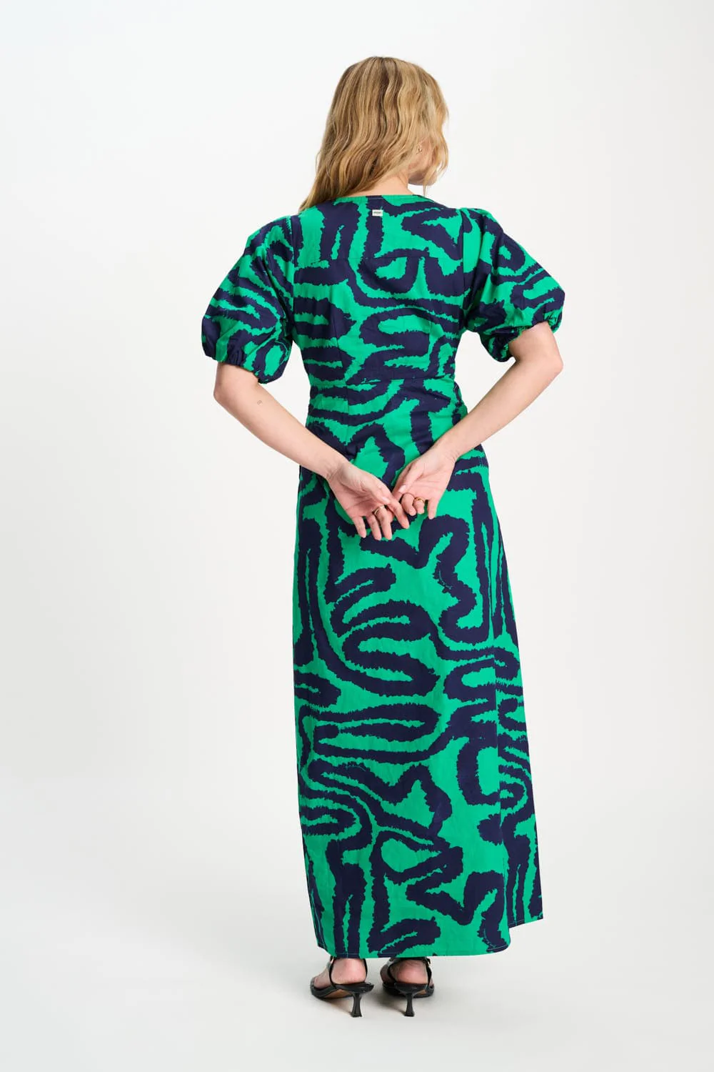 JURK - Poplin Waves Green