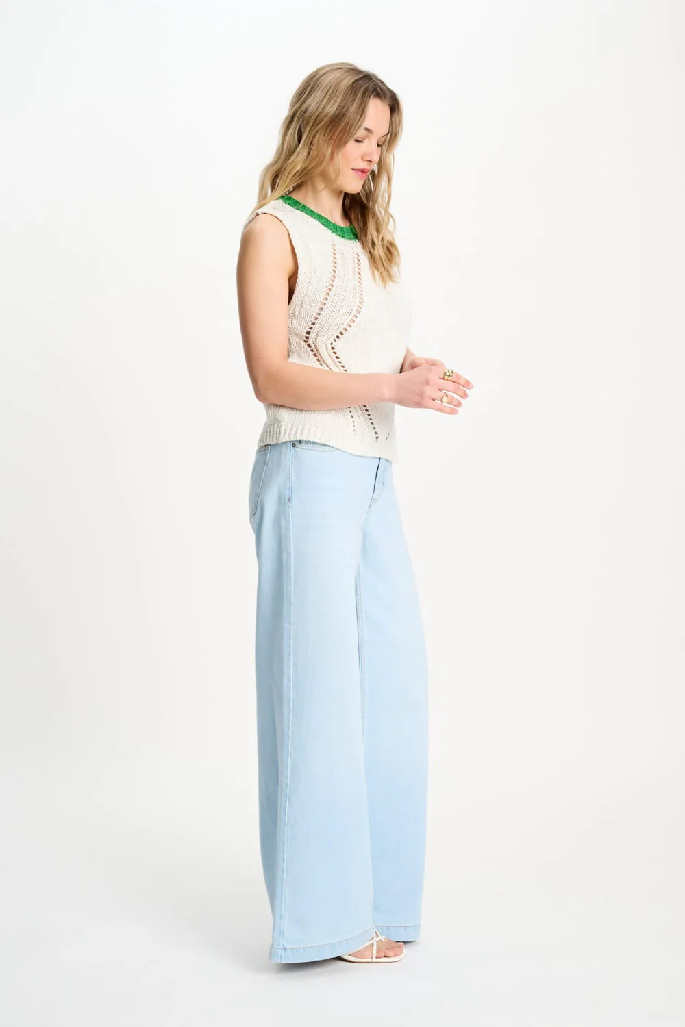 SPENCER - Colourblock White