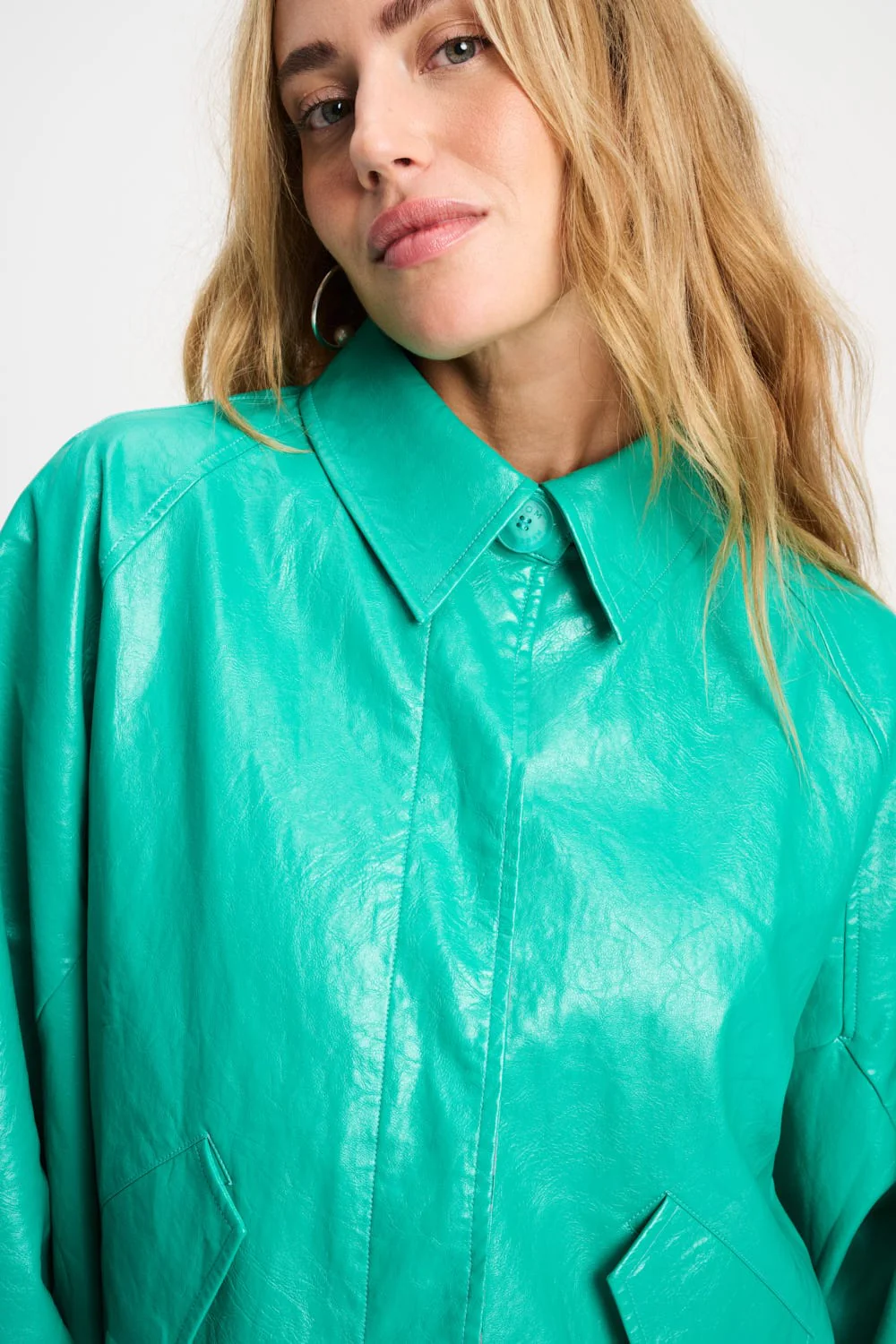 JAS - Faux Leather Wander Green