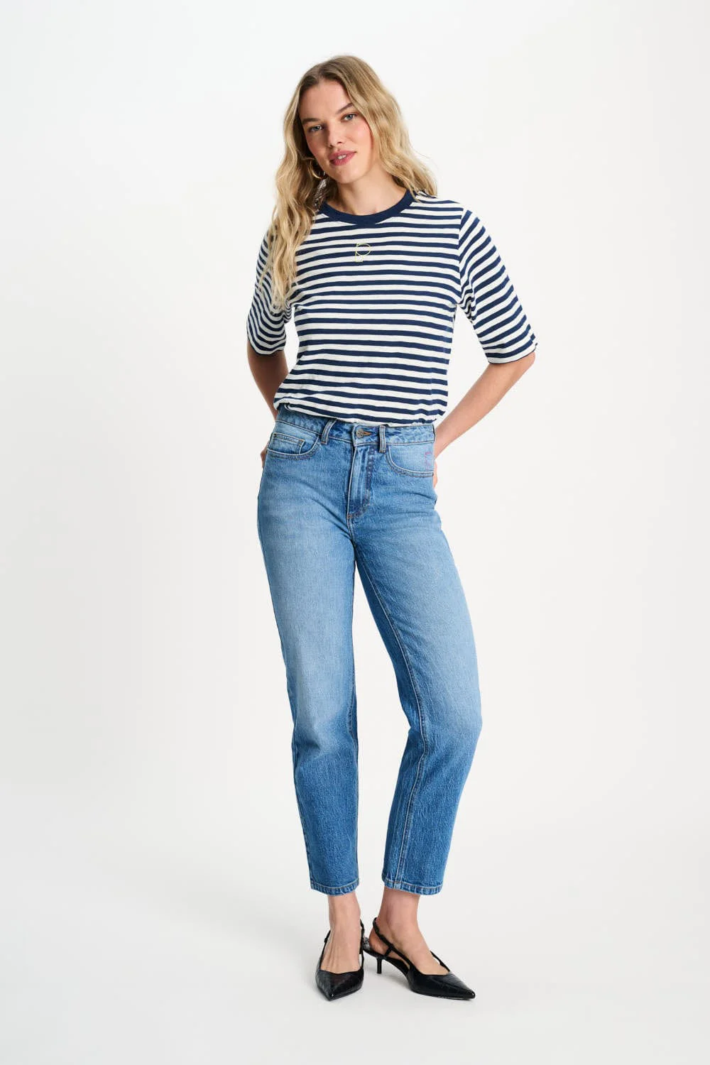 JEANS - Tapered Mid Blue