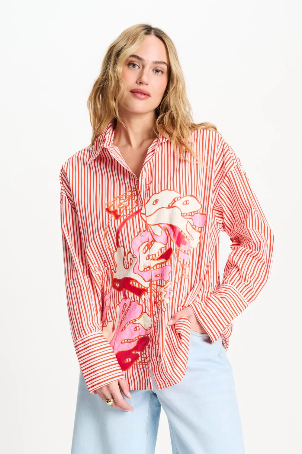 TOP - Ruffles Crispy White