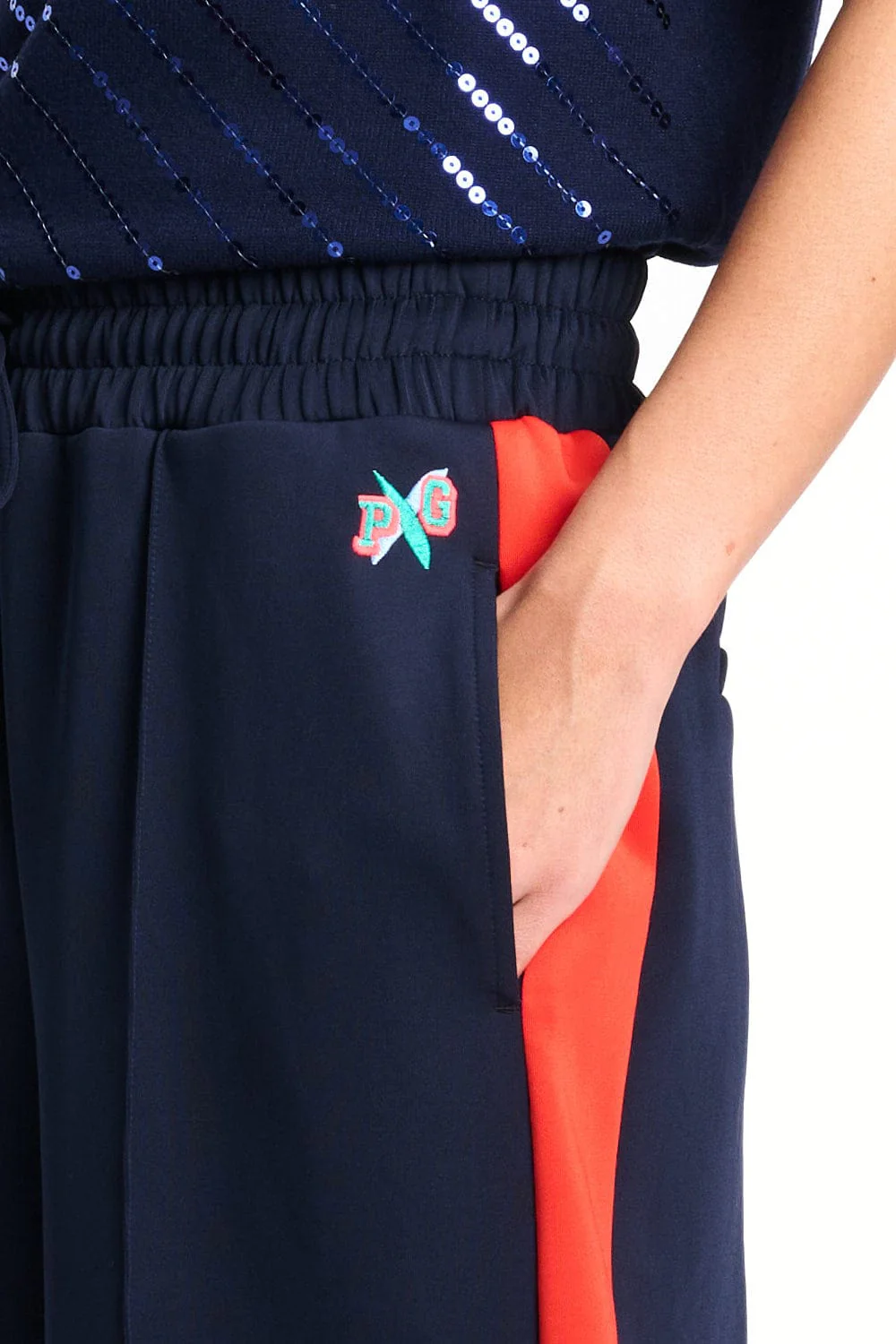 BROEK - Stripe Night Blue