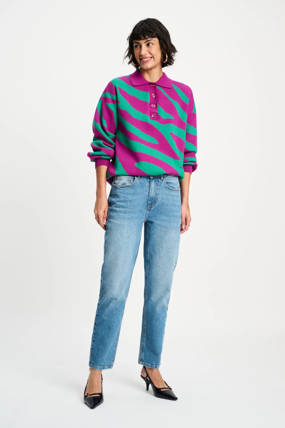 TRUI - Polo Animal Purple