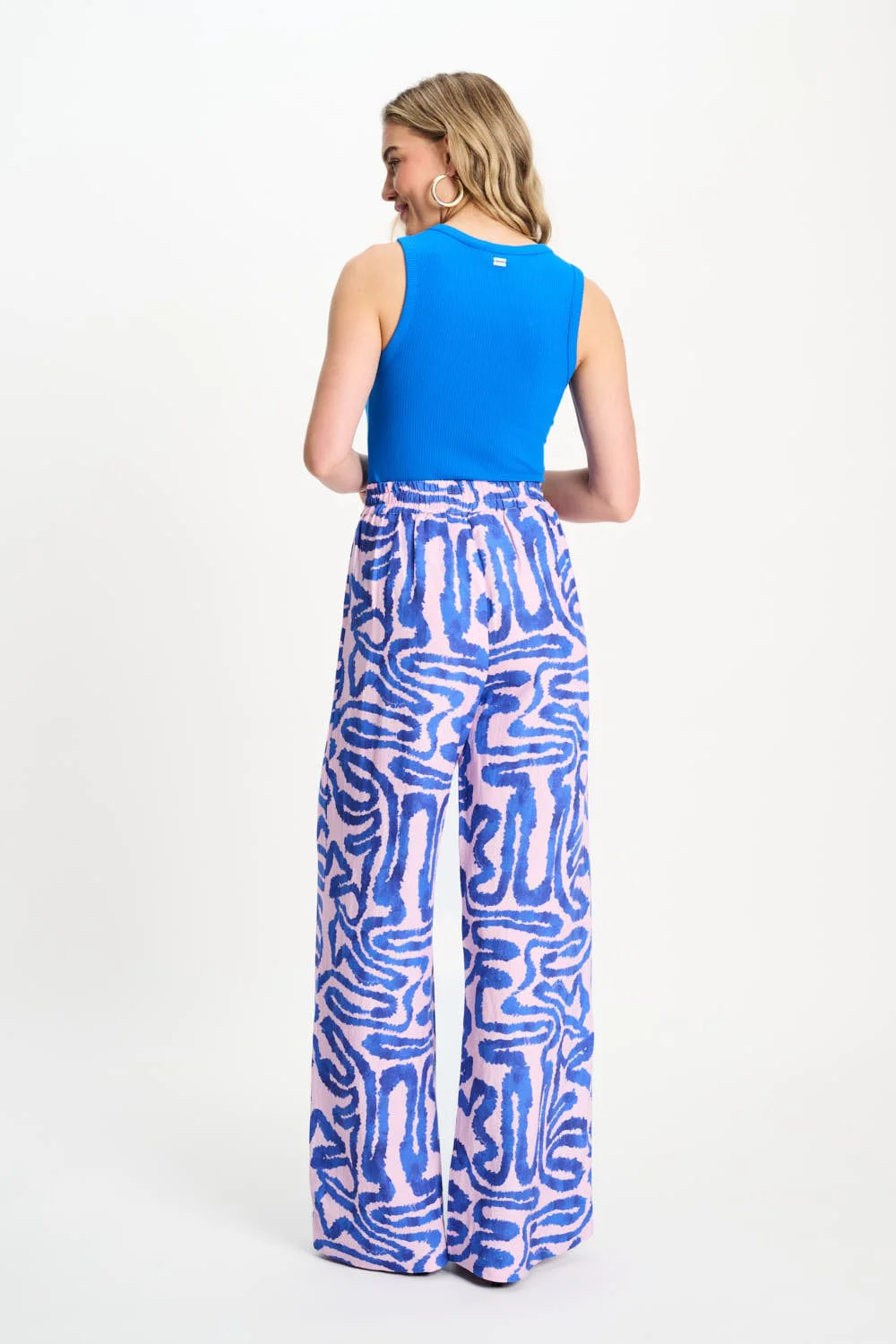 BROEK - Waves Pink Linen