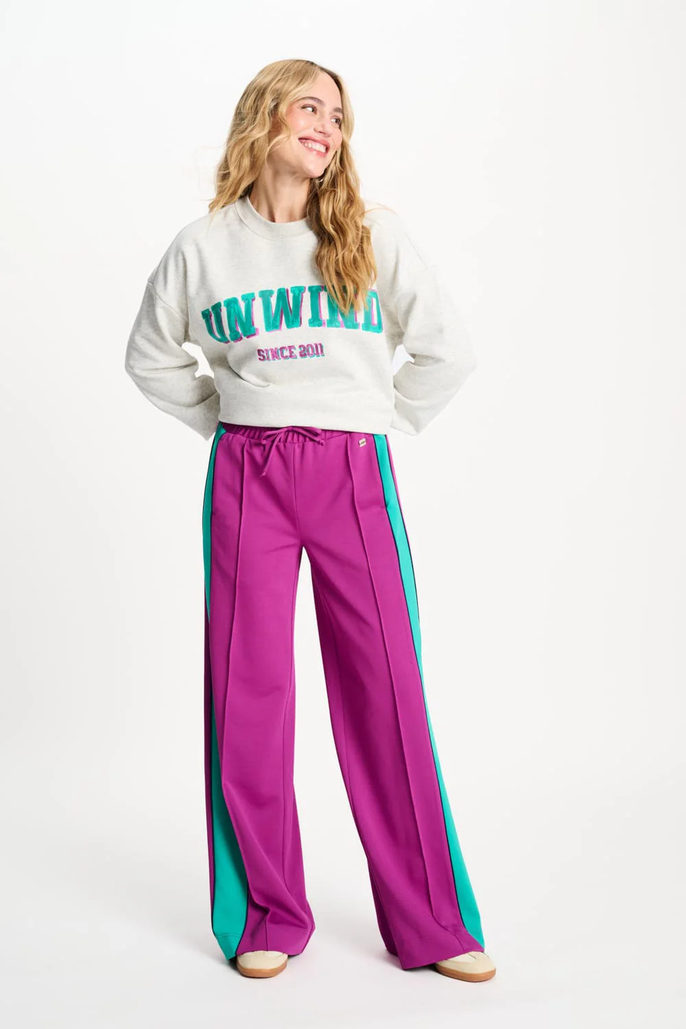 BROEK - Colourblock Wild Purple