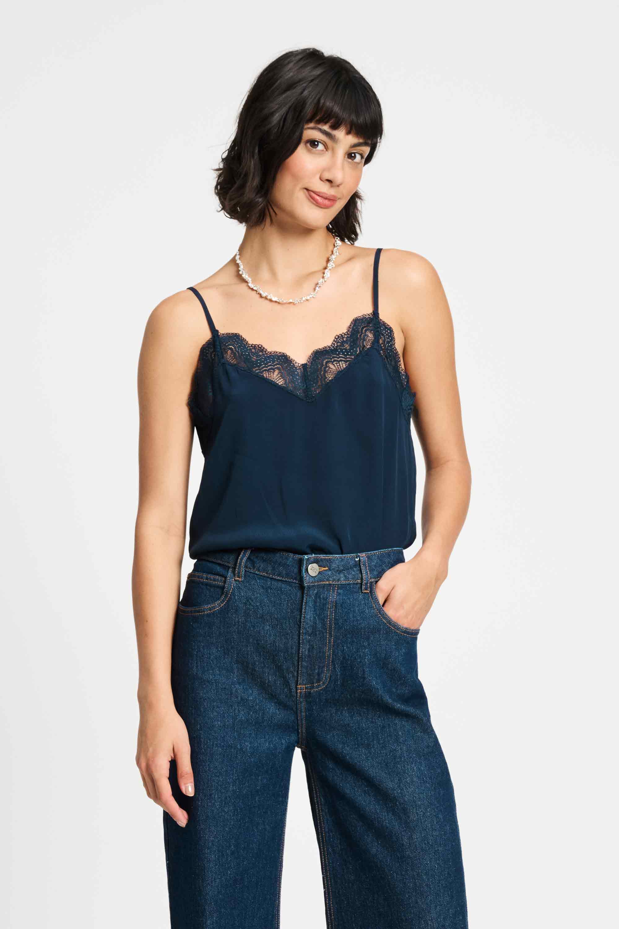 TOP - Cami Dark Navy