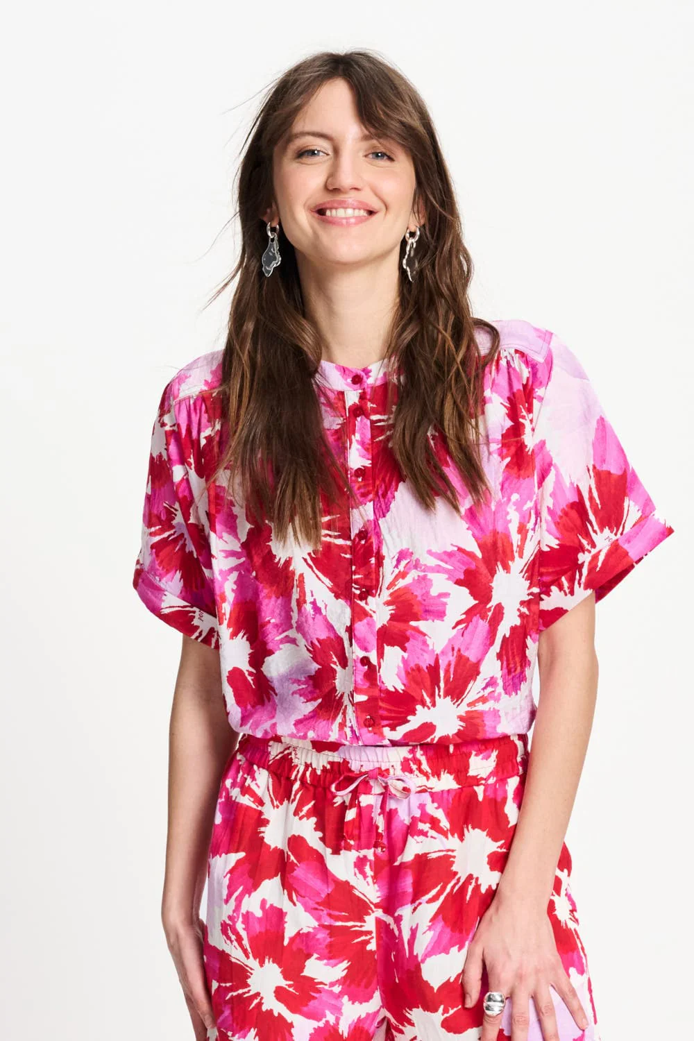 BLOUSE - Fenna Bubble Bloom Lavender