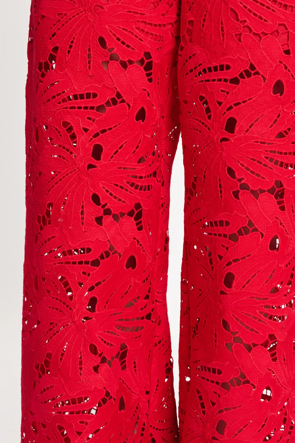BROEK - Lace Bloom Red