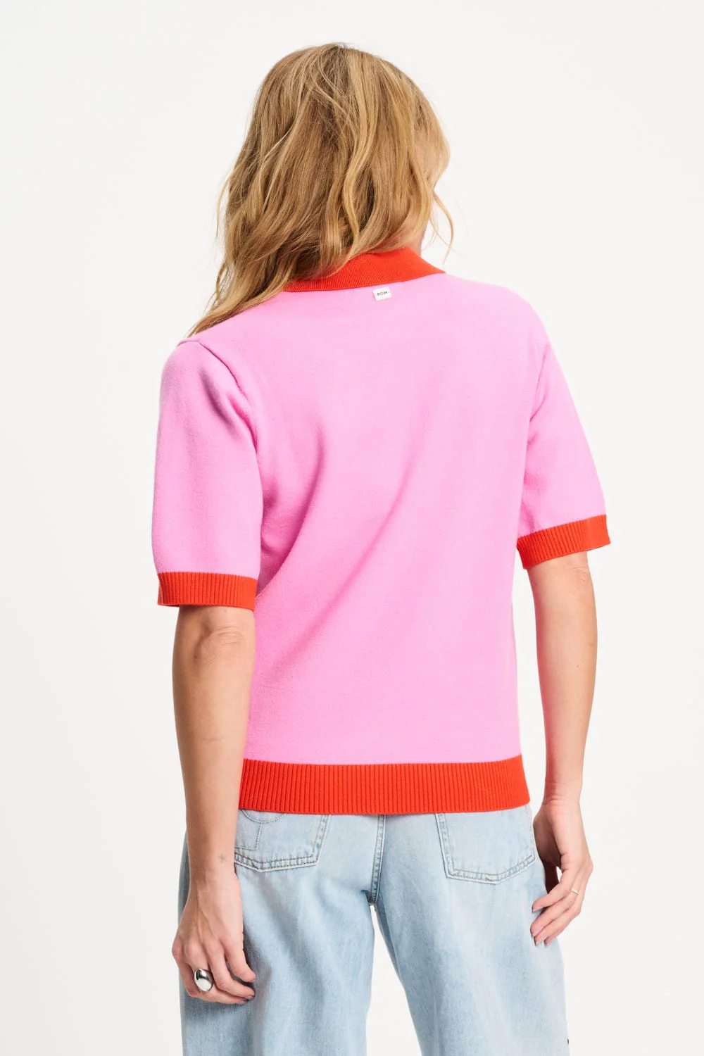 TOP - Polo Sequins Cheering Pink
