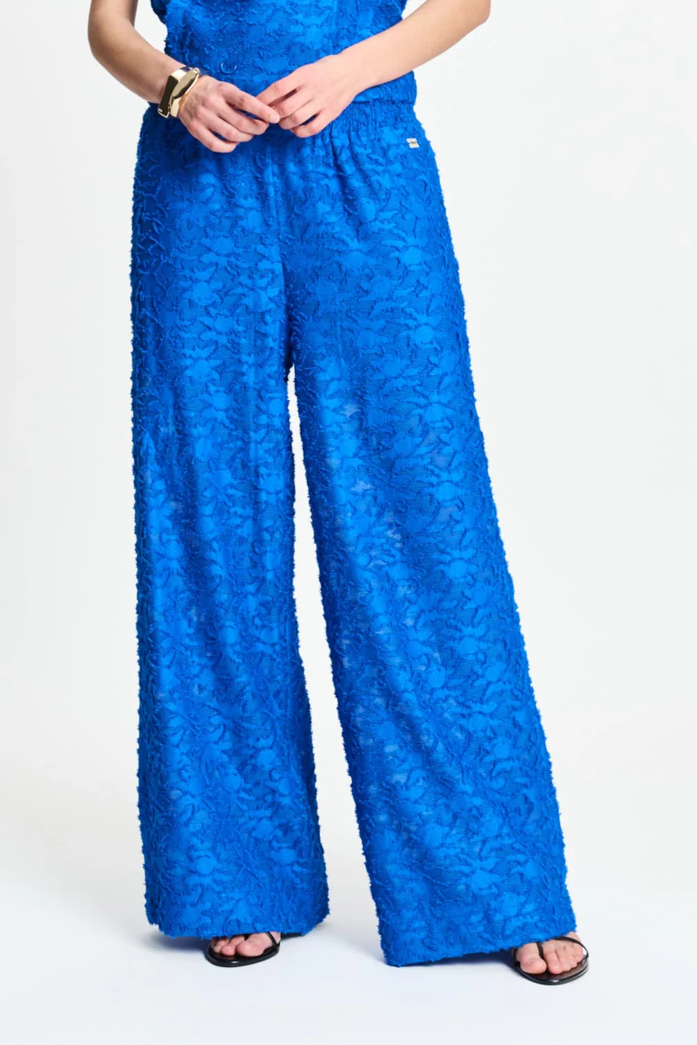BROEK - Ocean Blue Jacquard